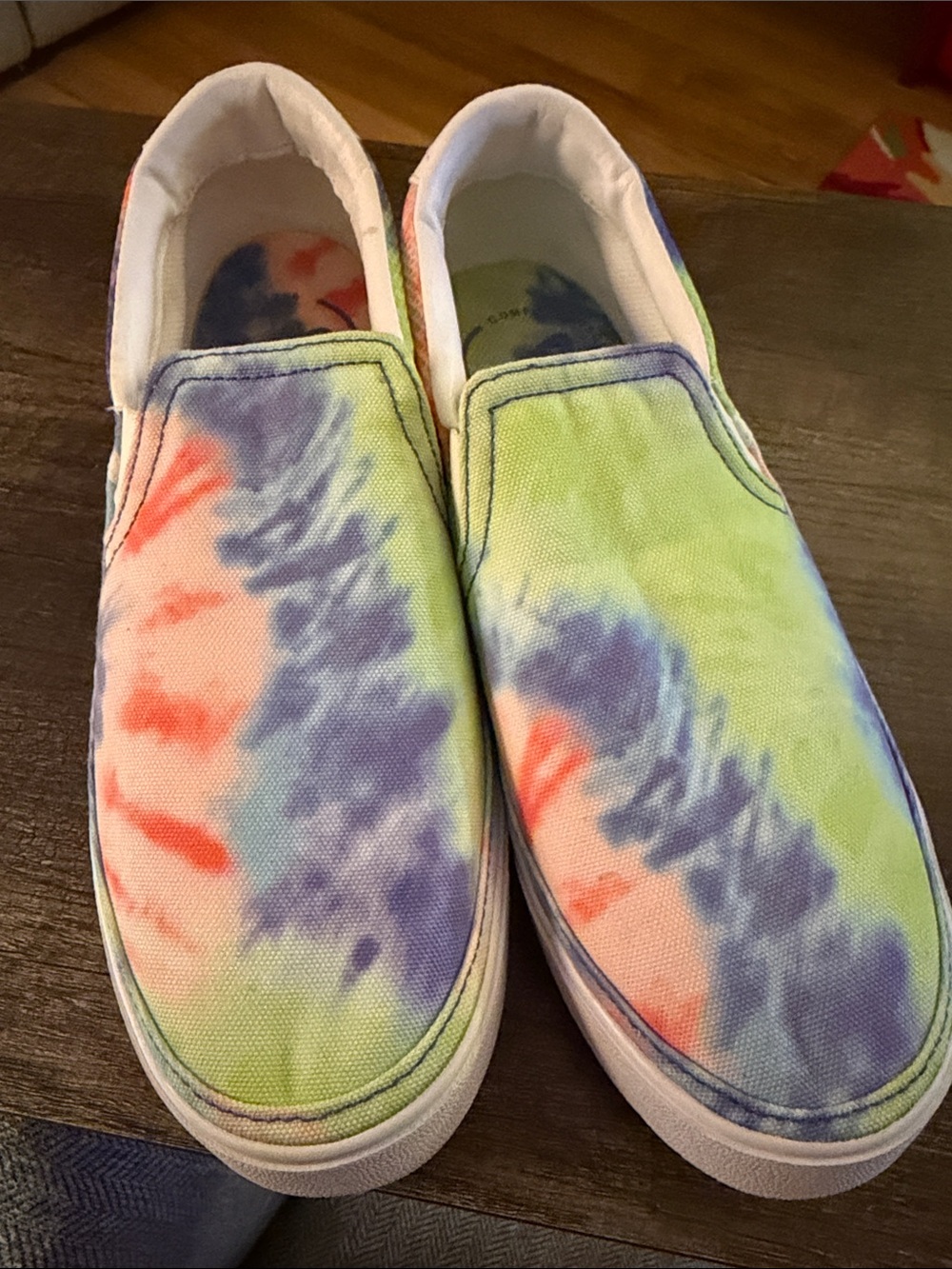 Nike Court Legacy Print Tie-Dye Slip-On size 9.5